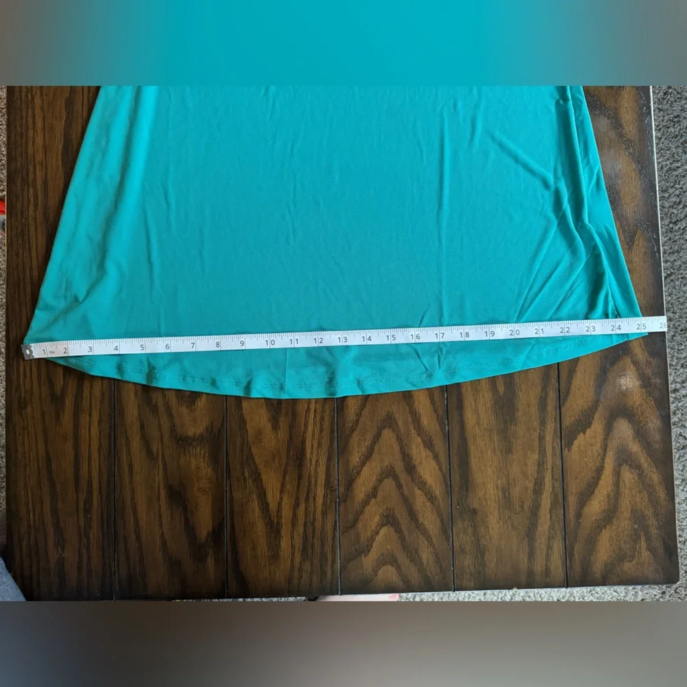 NWT Teal T-shirt Dress - Picture 15 of 16